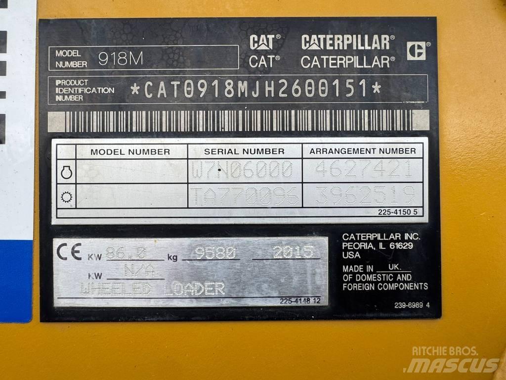 CAT 918 M Utovarivači na točkove