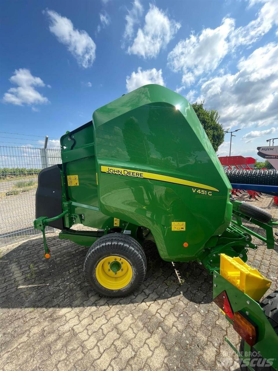 John Deere V451G Prese/balirke za rolo bale