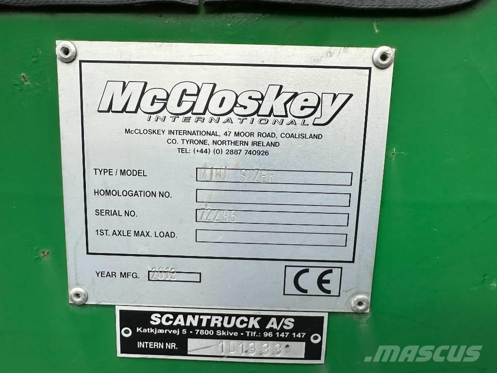 McCloskey MINI SIZER Mobilne drobilice