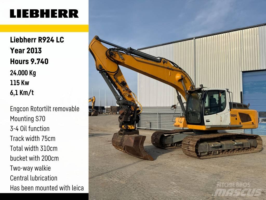 Liebherr R 924 Bageri guseničari
