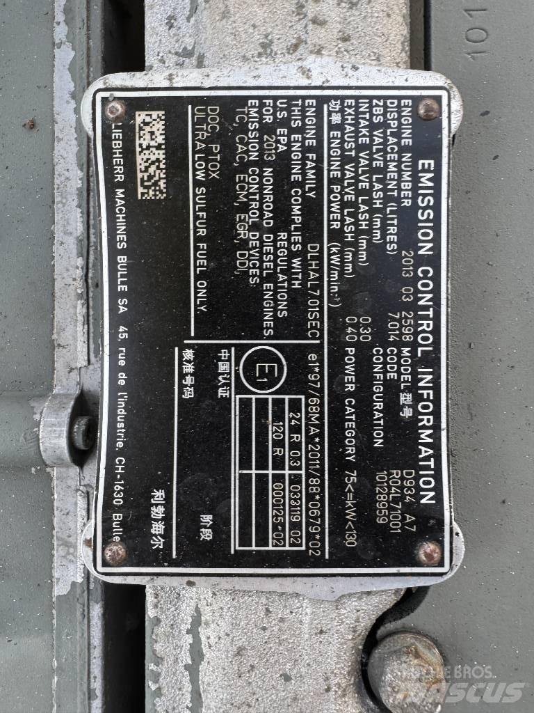 Liebherr R 924 Bageri guseničari