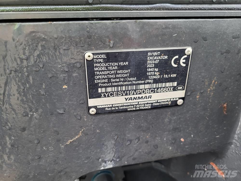 Yanmar SV 19 VT Mini bageri < 7t