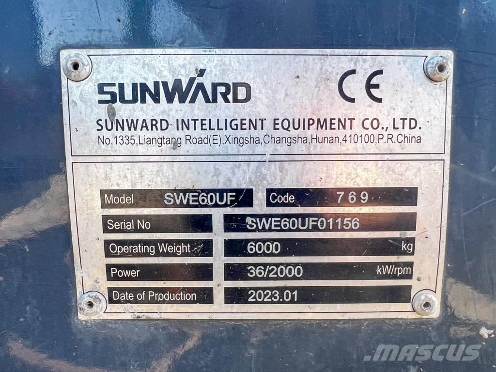 Sunward 60UF Mini bageri < 7t