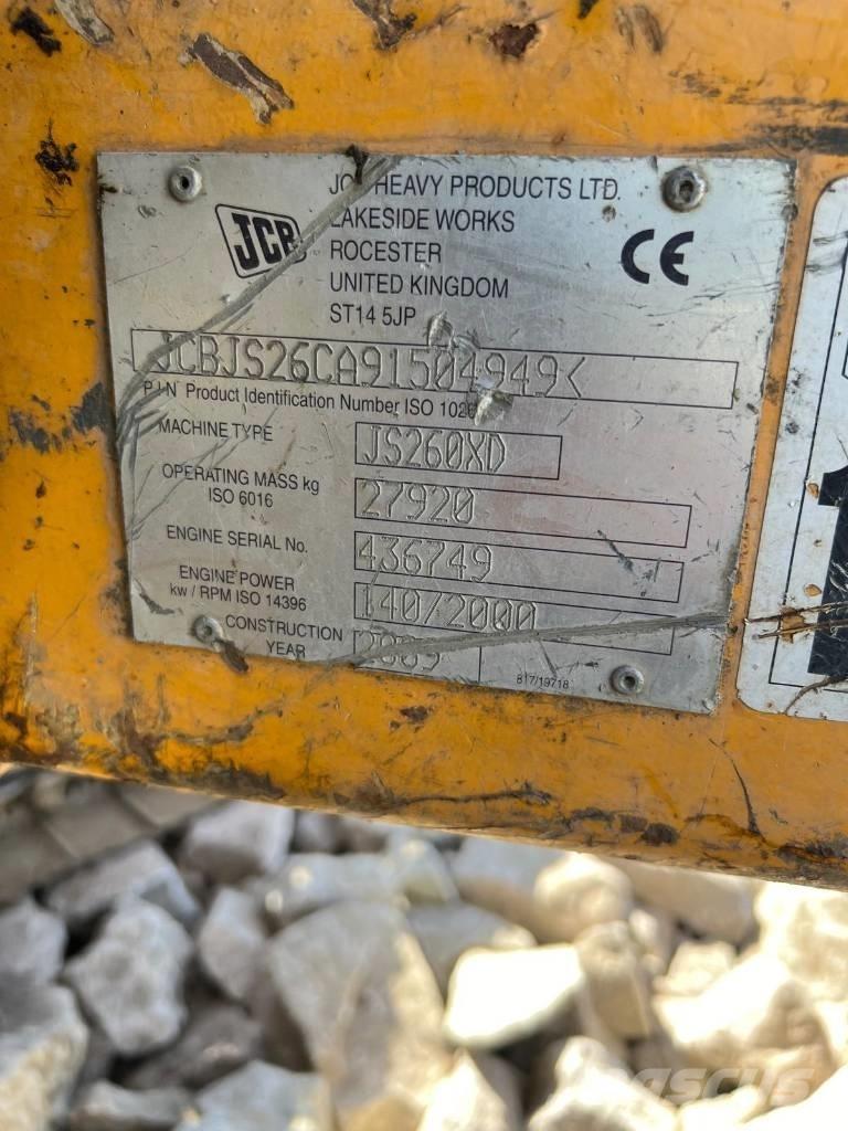 JCB JS 260 XD Motori za građevinarstvo