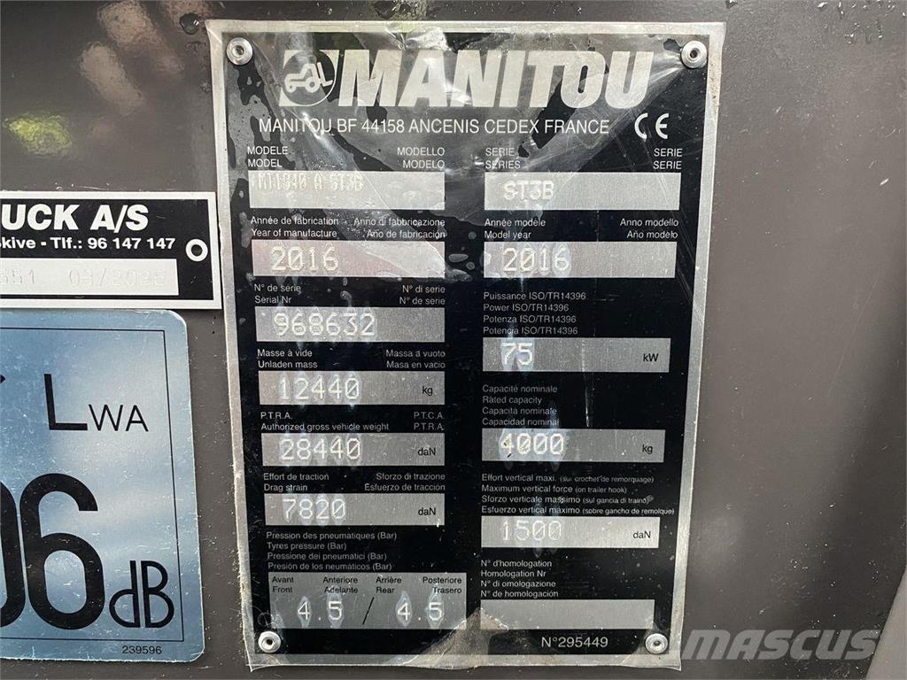 Manitou MT1840A Teleskopski viljuškari