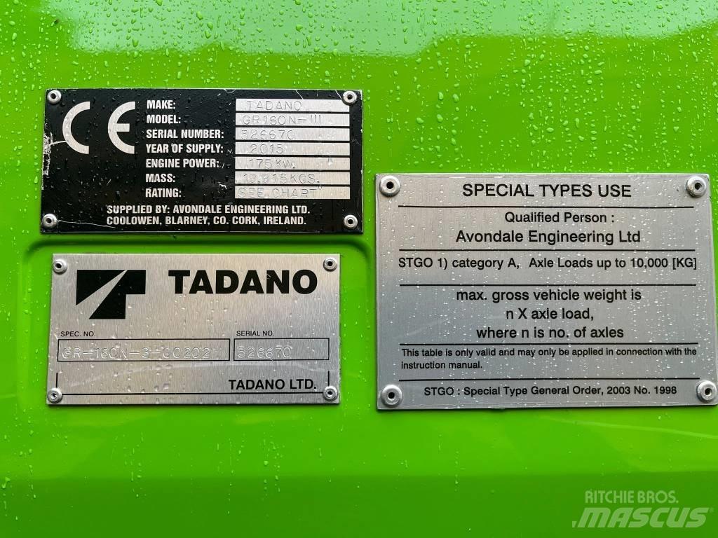 Tadano GR 160 n3 Autodizalice