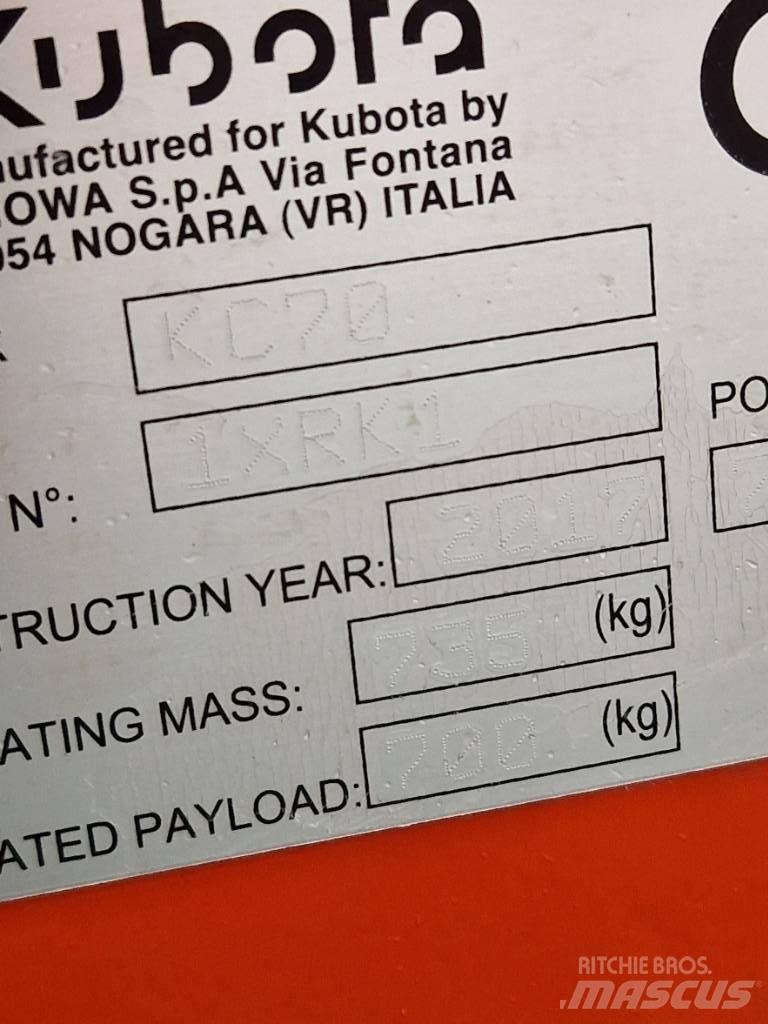 Kubota KC 70 Damperi za gradilište