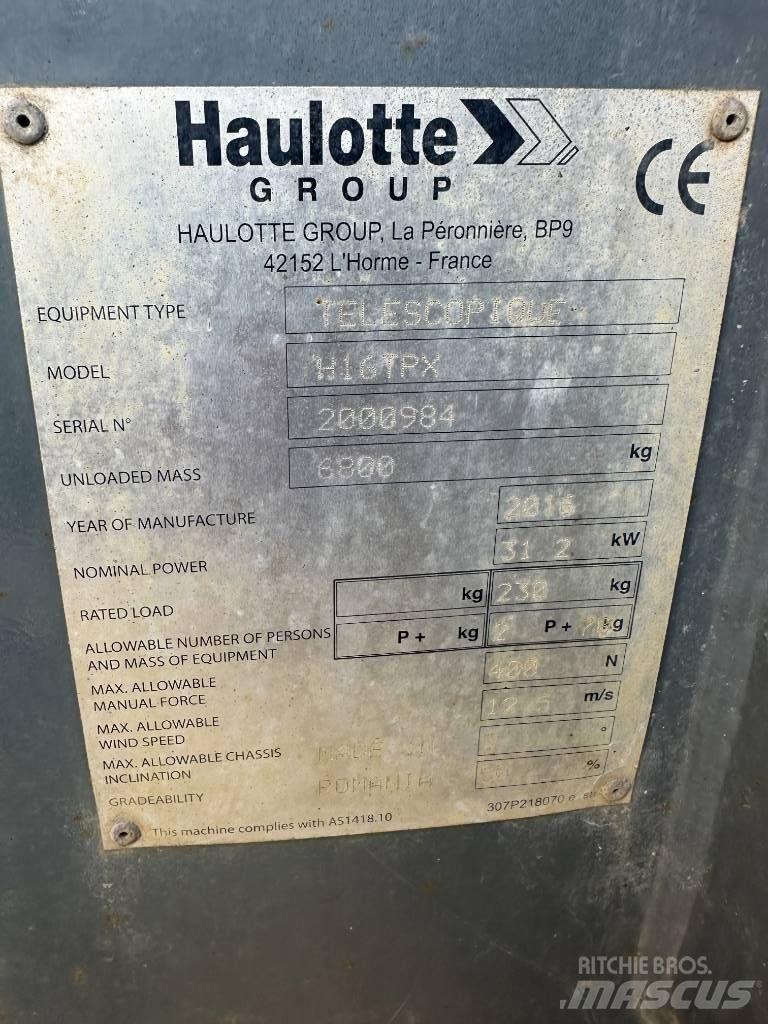 Haulotte H 16 TPX Teleskopske podizne platforme