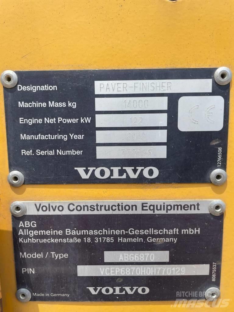 Volvo ABG 6870 Asfaltni finišeri