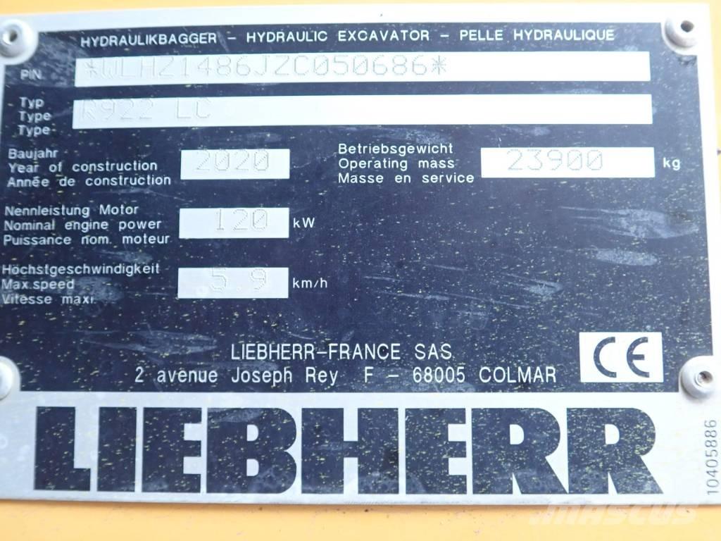 Liebherr R 922 LC Bageri guseničari