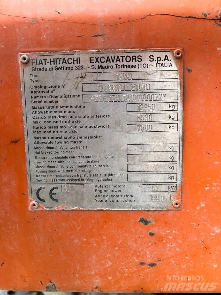 Fiat-Hitachi fh 120 Bageri točkaši