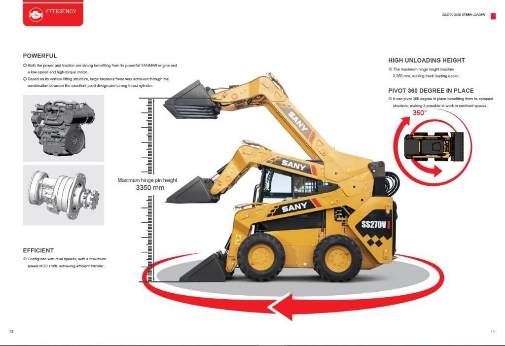 Sany SS270V Skid steer mini utovarivači