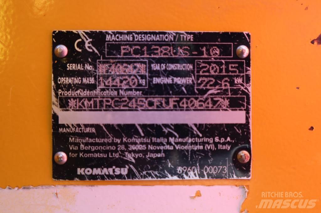 Komatsu PC138US-10 Bageri guseničari