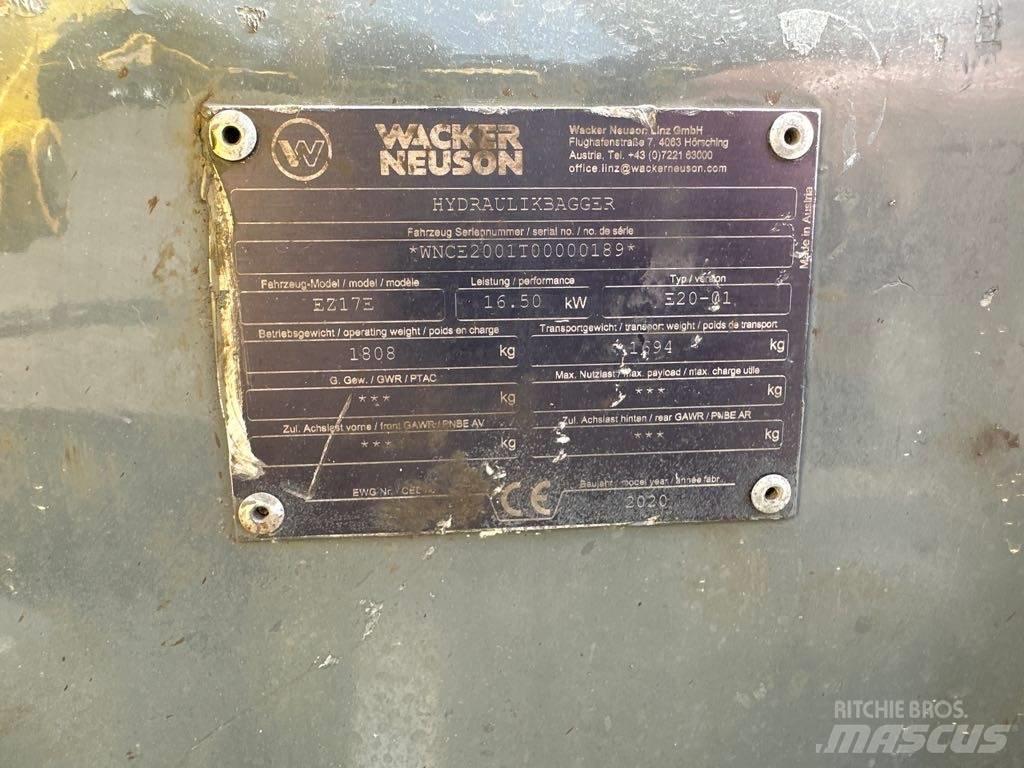 Wacker Neuson EZ17e Bageri guseničari