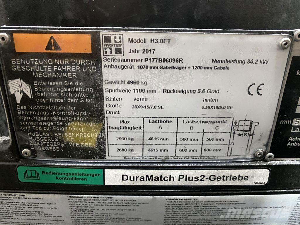 Hyster H3.0FT Dizelski viljuškari