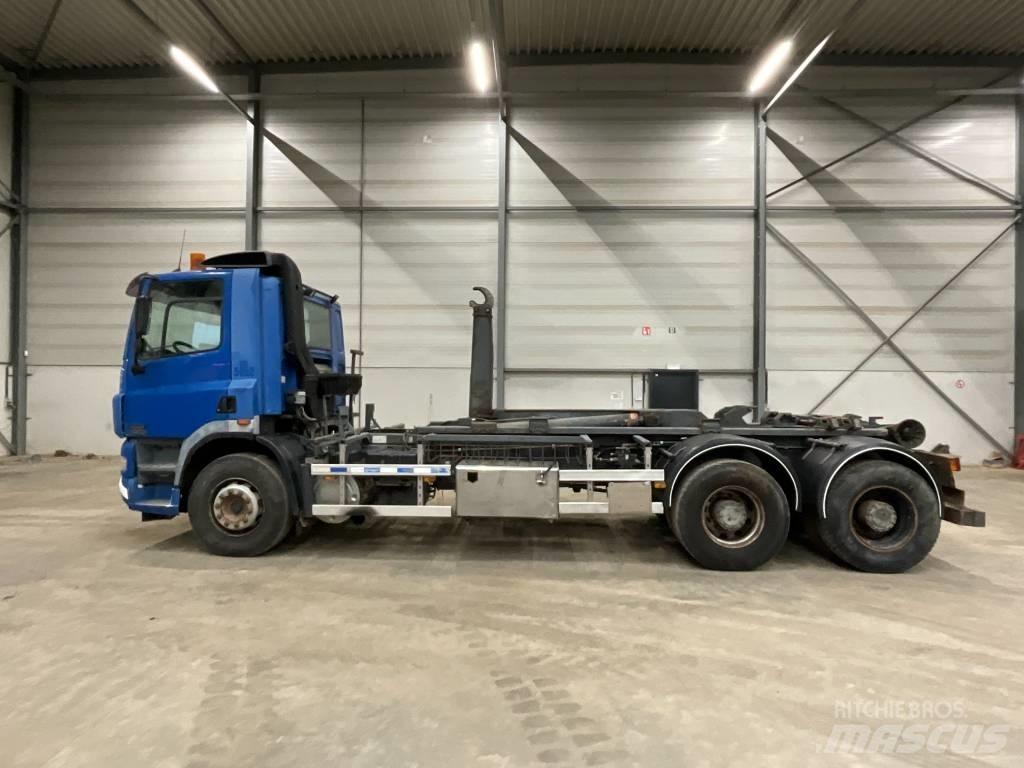 DAF CF 340 6X4 Rol kiper kamioni sa kukom za podizanje tereta
