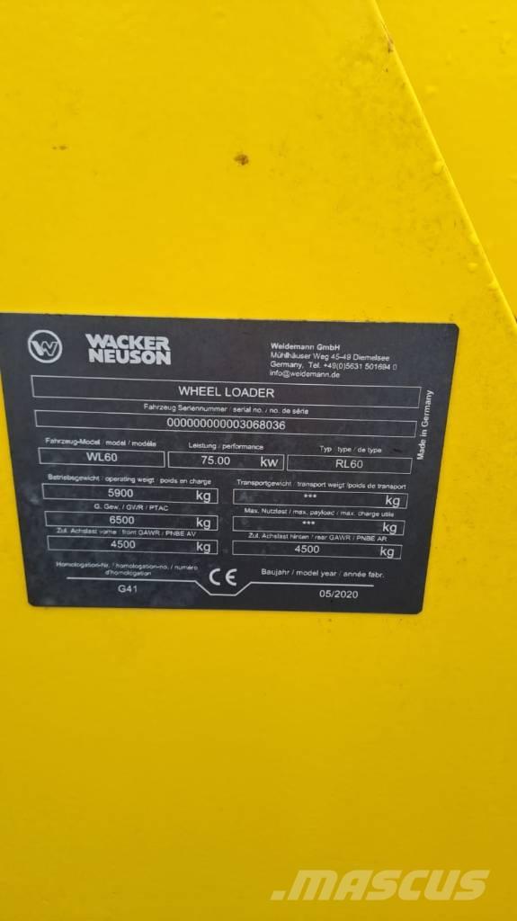 Wacker Neuson WL60 Utovarivači na točkove