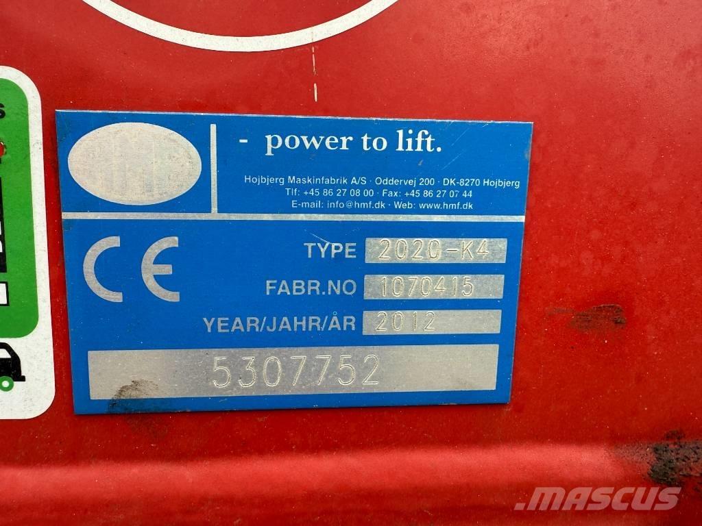 HMF 2020 K4 årg 2012 Kranovi za utovar