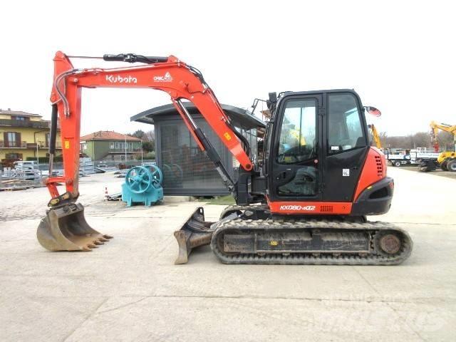 Kubota KX 080-4a2 Bageri guseničari