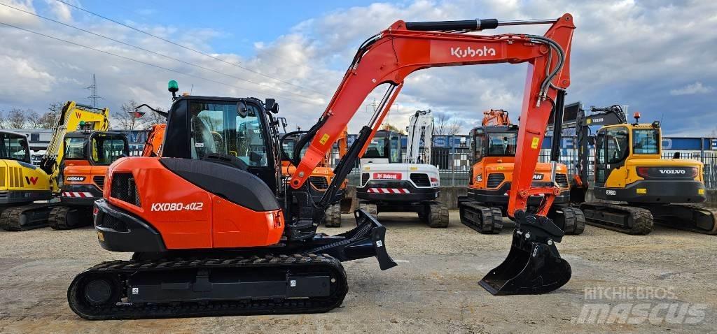 Kubota KX 080-4 Midi bageri 7t – 12t