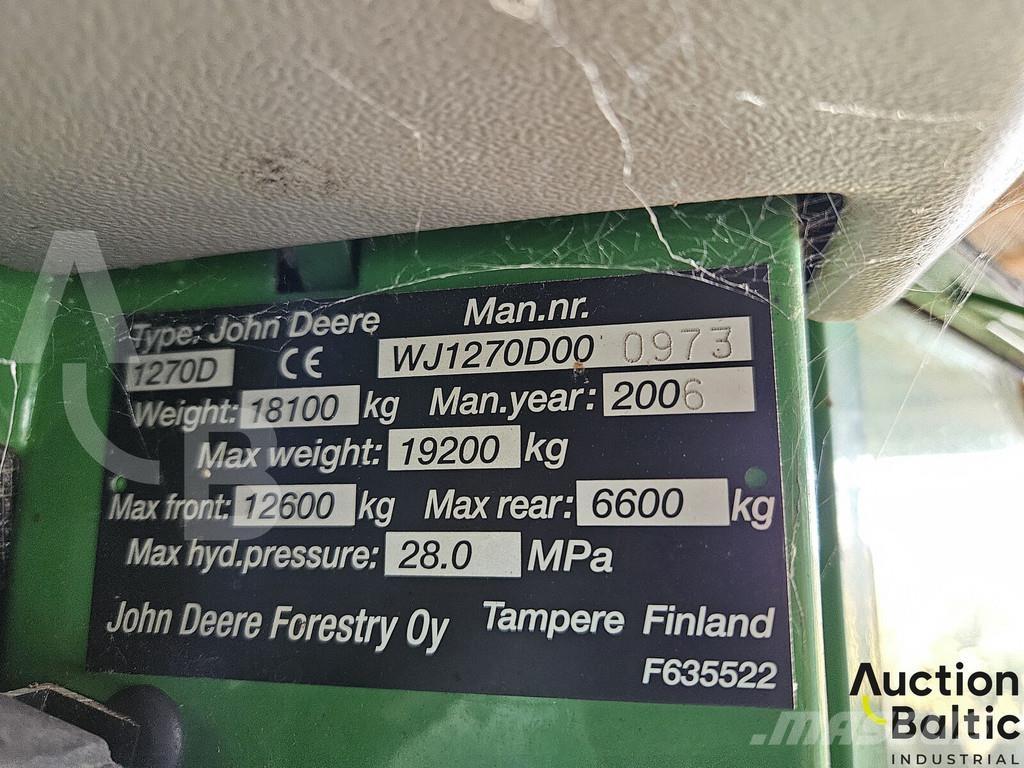 John Deere 1270 D Harversteri