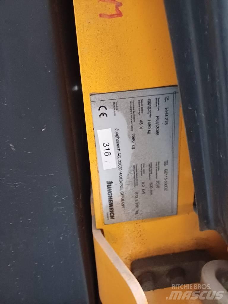 Jungheinrich EFG215 Električni viljuškari