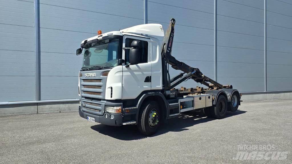 Scania G-serie Rol kiper kamioni sa kukom za podizanje tereta