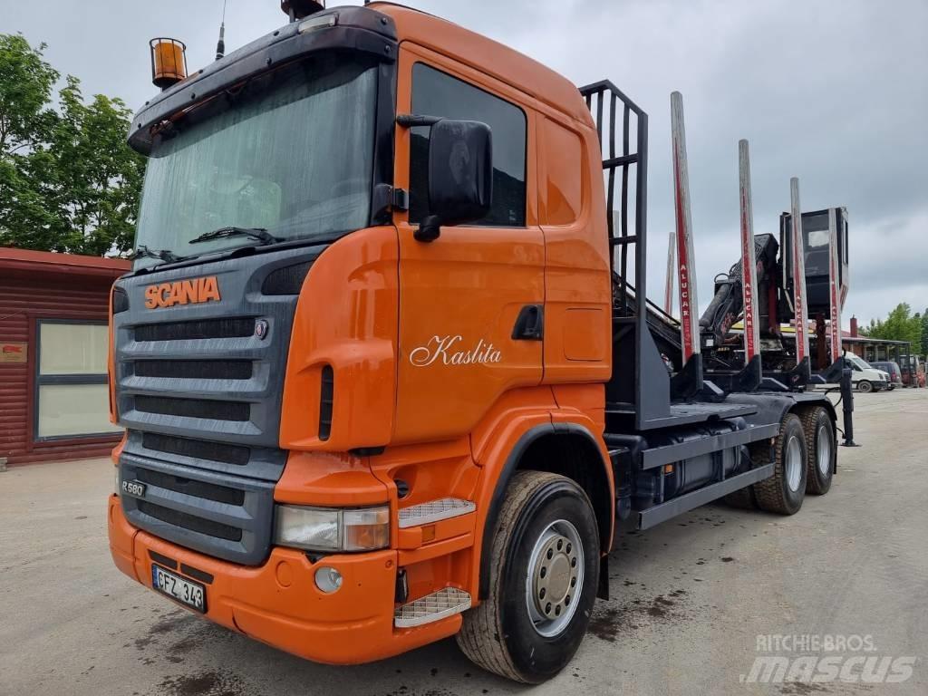 Scania R 580 Kamioni za drva Šticari
