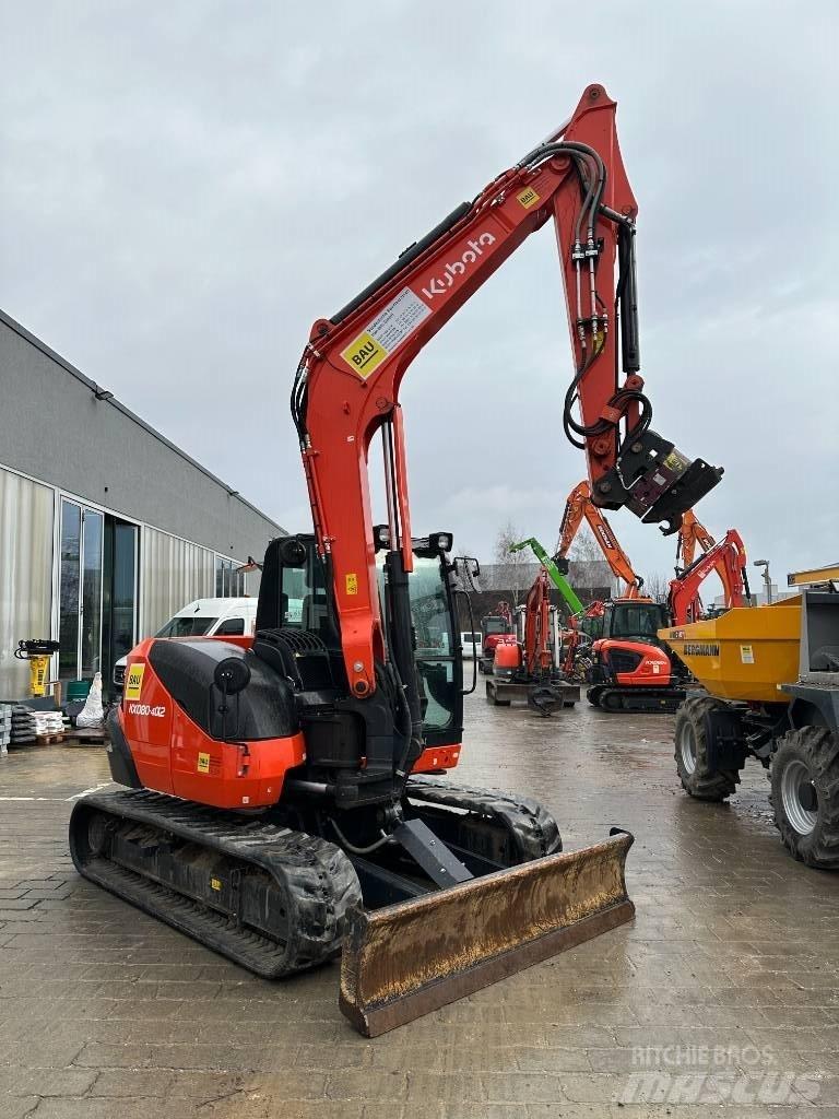 Kubota KX 080-4 Midi bageri 7t – 12t