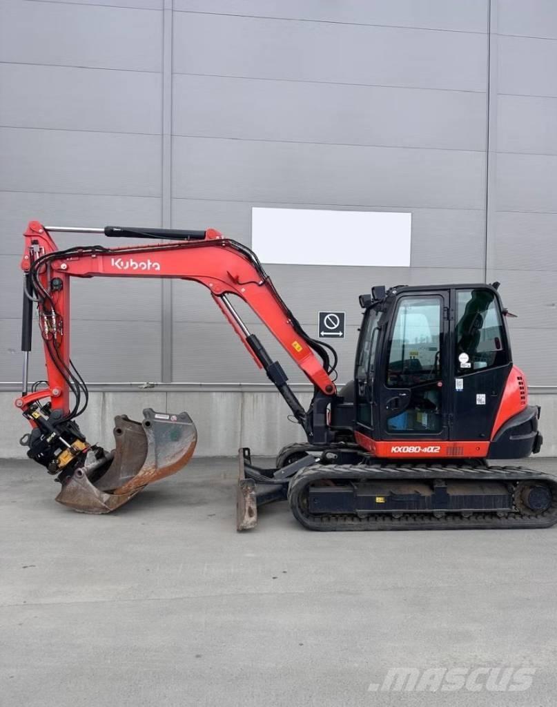 Kubota KX 080-4 Midi bageri 7t – 12t