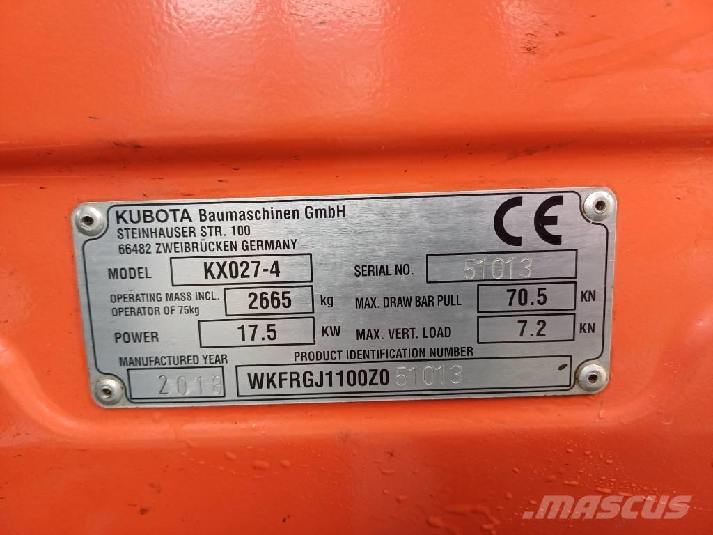Kubota KX027-4 Mini bageri < 7t