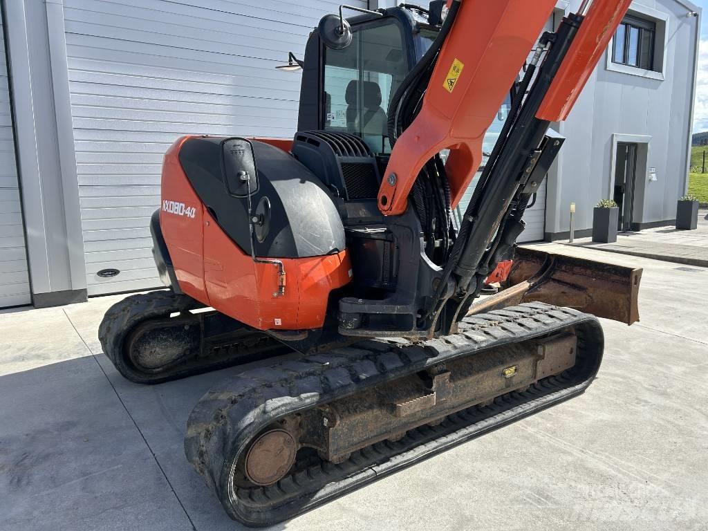 Kubota KX 080-4 Midi bageri 7t – 12t