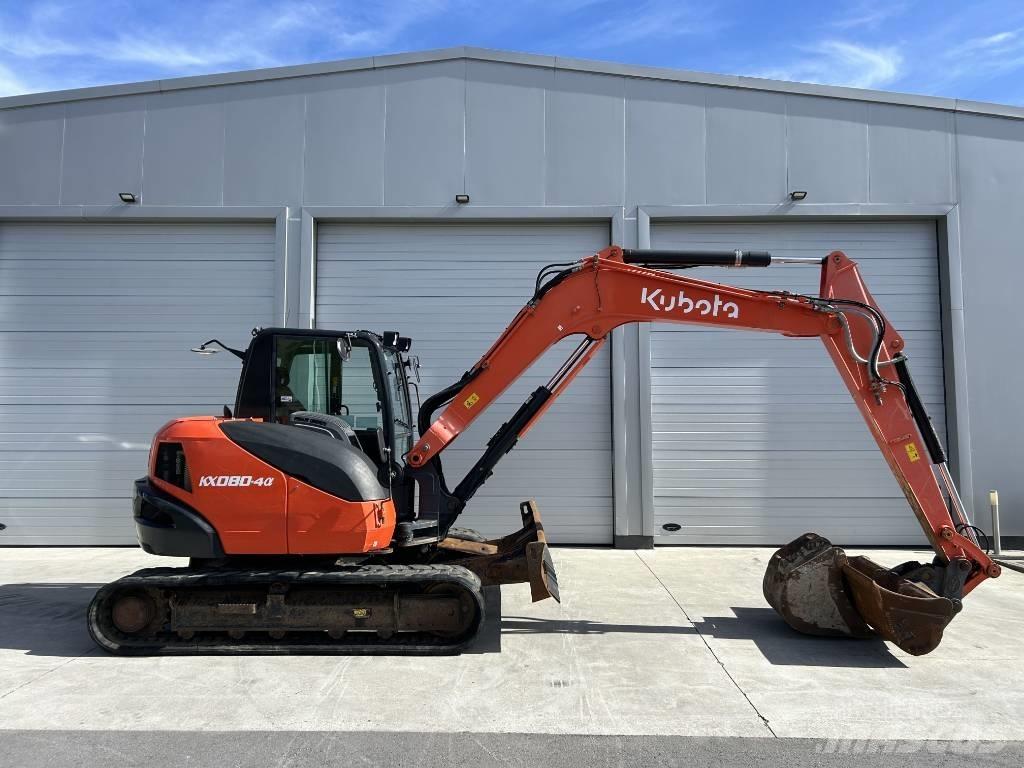 Kubota KX 080-4 Midi bageri 7t – 12t