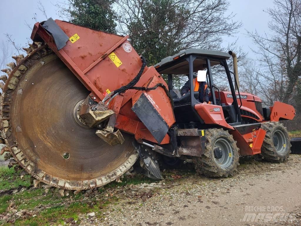 Ditch Witch RT125 Rovokopači freze za kanale Trenčeri