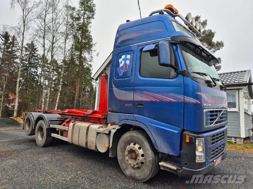 Volvo FH 12 500 Rol kiper kamioni sa kukom za podizanje tereta
