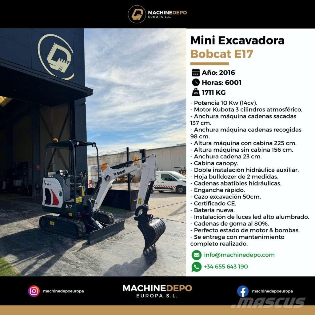 Bobcat E 17 Mini bageri < 7t