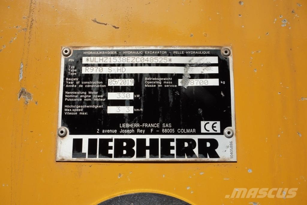 Liebherr R 970 SHD Bageri guseničari
