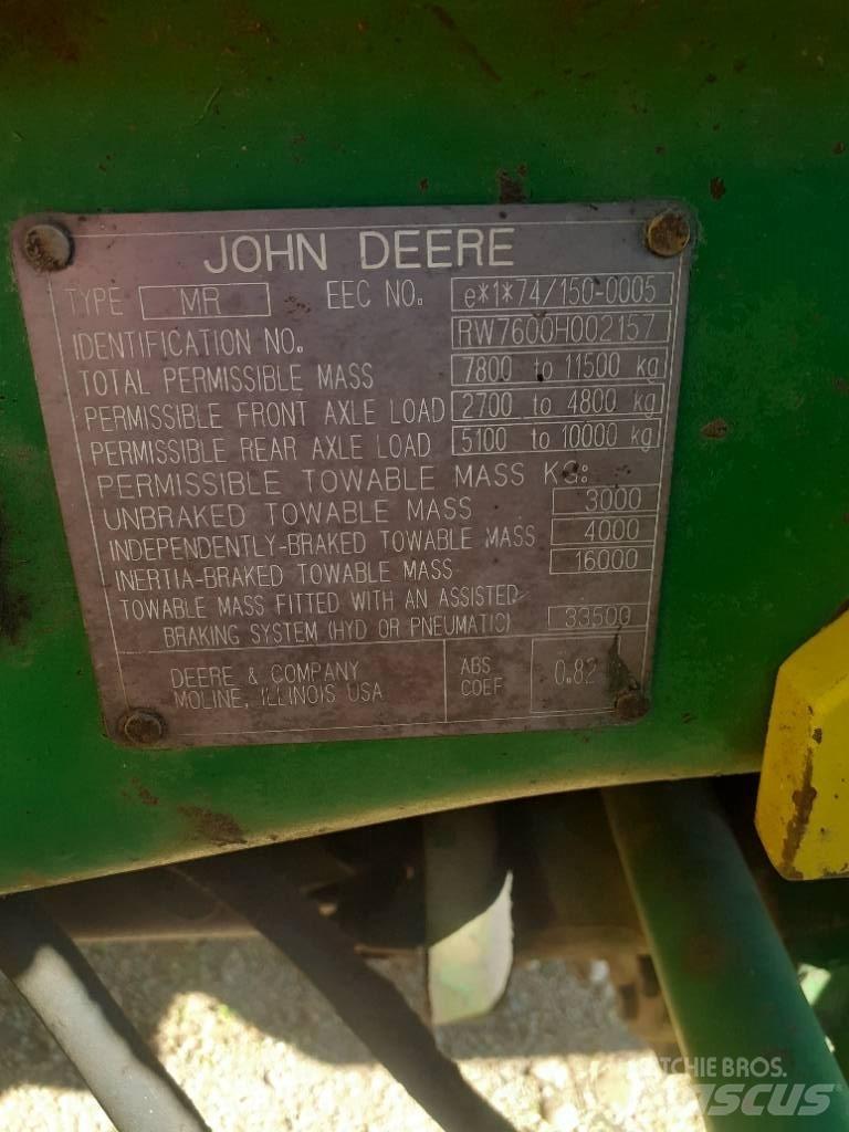 John Deere 7600 Traktori