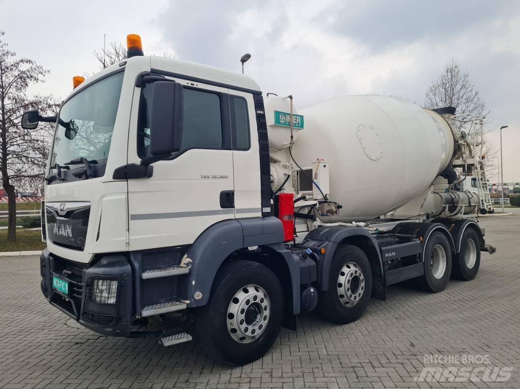 MAN 32.360 / IMER 9 m3 Kamioni mešalice za beton