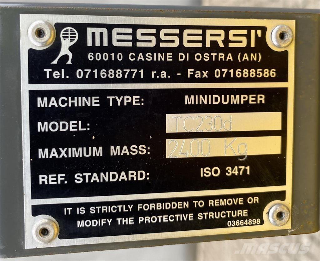 Messersi TC230 Damperi za gradilište