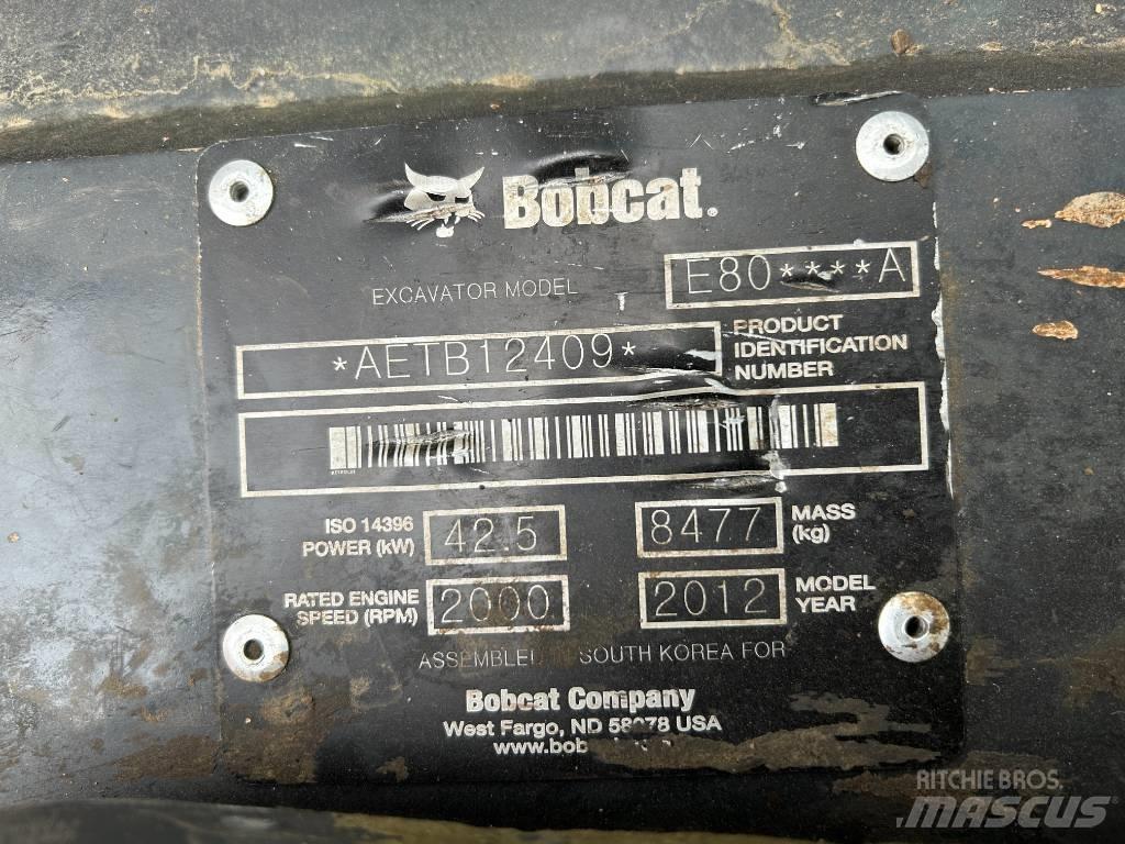Bobcat E 80 Bageri guseničari