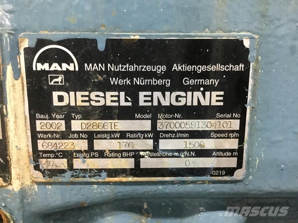 MAN D2866-TE USED Motori za građevinarstvo