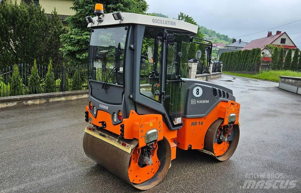 Hamm hd 14 vo Valjci sa duplim bubnjem