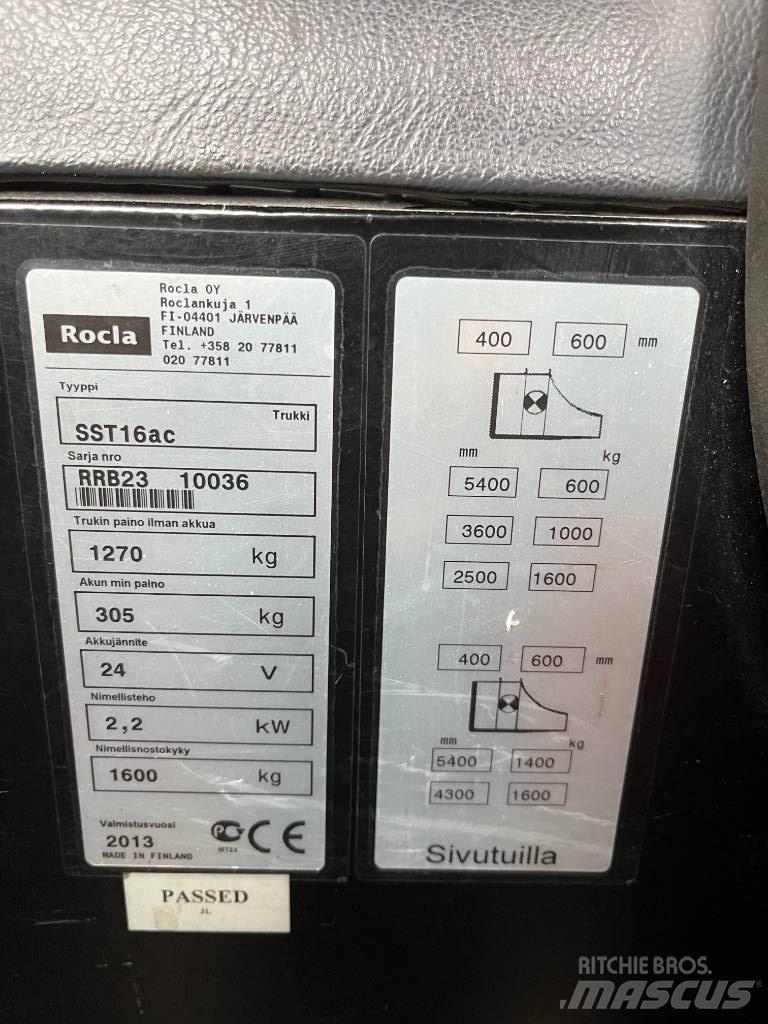 Rocla SST 16 AC Samopogonski ručni viljuškari