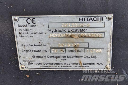 Hitachi ZX135 US-6 Bageri guseničari
