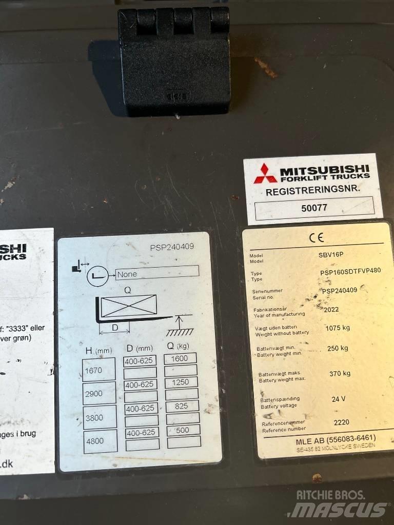 Mitsubishi SBV 16 P Samopogonski ručni viljuškari