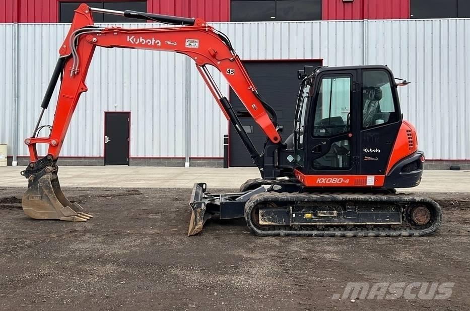 Kubota KX 080-4 Midi bageri 7t – 12t