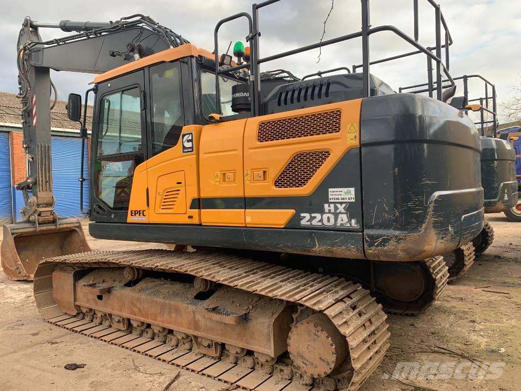 Hyundai HX220A L Bageri guseničari