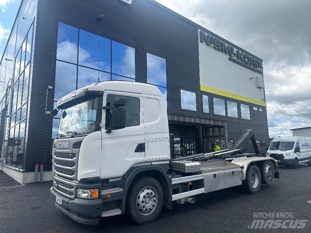 Scania G450 6x2*4 Rol kiper kamioni sa kukom za podizanje tereta