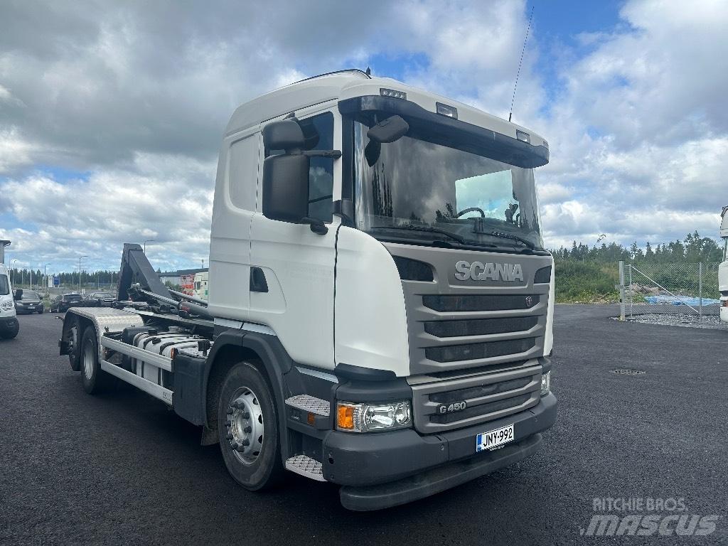 Scania G450 6x2*4 Rol kiper kamioni sa kukom za podizanje tereta